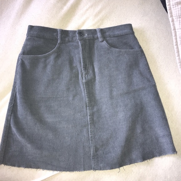 brant melville john galt blue corduroy skirt - Picture 3 of 4
